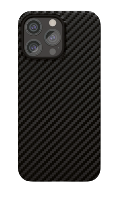 Фото 1 — Чехол защитный "vlp" Kevlar Case с MagSafe для iPhone 15 Pro Max, черный