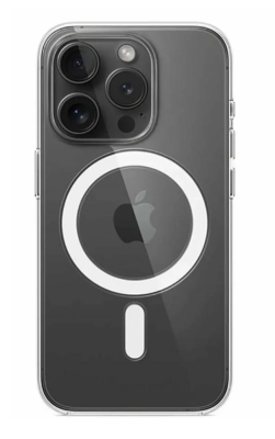 Фото 1 — Защитная крышка Clear Case iPhone 15 / 15 Pro Max MagSafe TPU (прозрачная)