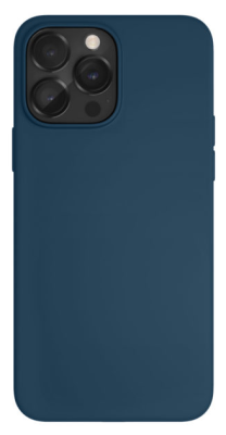 Фото 1 — Чехол защитный "vlp" Silicone case для iPhone 14 Pro, темно-синий