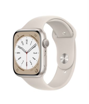 Фото 1 — Apple Watch Series 8 45 мм Сияющая звезда, спортивный ремешок цвета сияющая звезда