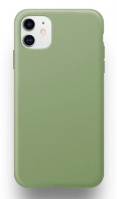 Фото 1 — Чехол защитный "vlp" Silicone Сase для iPhone 11, светло-зеленый