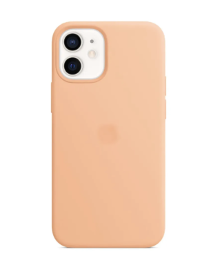 Фото 1 — Чехол защитный iPhone 12/12 Pro Silicone Case абрикосовый (Copy)