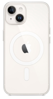 Фото 1 — Защитная крышка Clear Case iPhone 14 Plus MagSafe TPU (прозрачная)