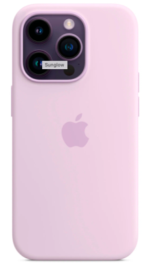 Фото 1 — Чехол защитный iPhone 14 Pro Max Silicone Case лиловый (Copy)