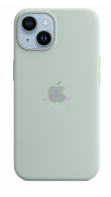 Фото 1 — Чехол защитный iPhone 14 Silicone Case светло-зеленый (Copy)